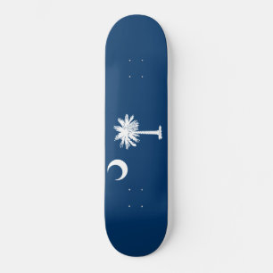 Skateboard State Flag of South Carolina
