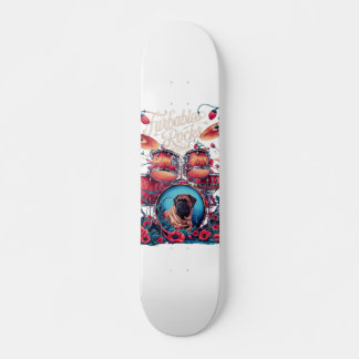 Skateboard Stationnement Furbabys Art - Vibes de rock et de r