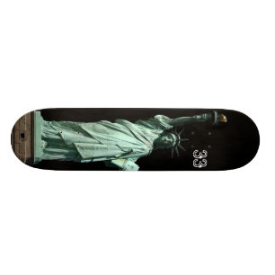 Skateboard statue de la liberté