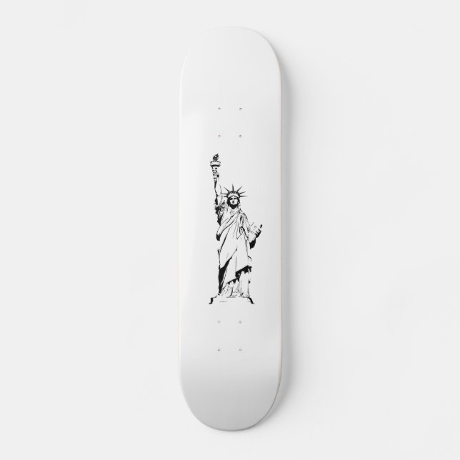 Skateboard Statue de New York de la liberté (Recto)