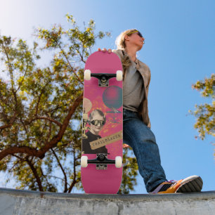 Skateboard Steampunk Femme Trailblazer Pop Art