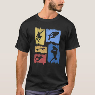 Skateboard Stunts Variation Skater T-Shirt