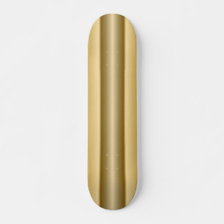 Skateboard Style de planche de surf retro personnalisé Gold S