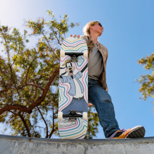 Skateboard Style de rue graphique rétro rayonnant de Goofy