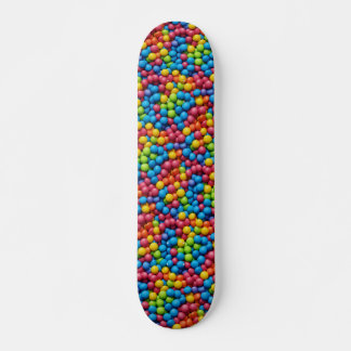 Skateboard Sucres, bonbons, arrière - plan de gomme à bulles