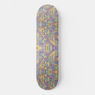 Skateboard Sudoku One-Moderne Minimaliste Bauhaus Art Géométr