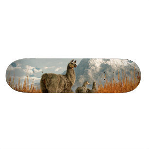 Skateboard Suivez le lama