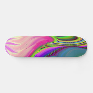 Skateboard Summerfeel, Rainbowart 3D Abstrait