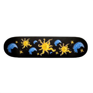 Skateboard Sun et planche à roulettes de lune