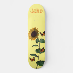 Skateboard Sunflower