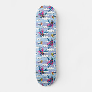 Skateboard Super Grover Comic Bleu Motif rayé
