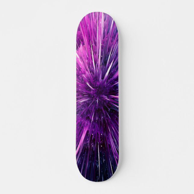 Skateboard Super sonic - superbe violet (Devant)