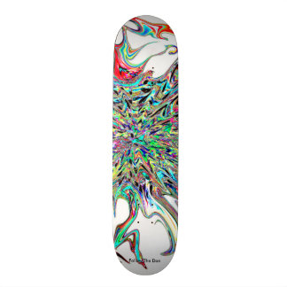 Skateboard Supernova psychédélique d'espace