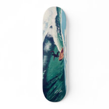 Surf Surfer Plage Plage Skate Board