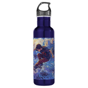 Skateboard Surfing - Skateboarder Design 710 Ml Water Bottle