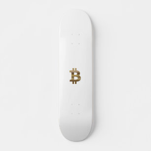 Skateboard Symbole Bitcoin