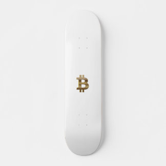 Skateboard Symbole Bitcoin
