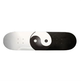 Skateboard Symbole de Yin Yang : Planche à roulettes