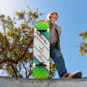 Skateboard Symbole Taurus Zodiac Élément par Kenneth Yoncich