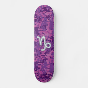 Skateboard SYMBOLE Zodiaque Capricorne Camouflage numérique F