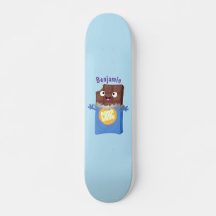 Skateboard Sympa chocolat chocolat bonbon bar personnage de d