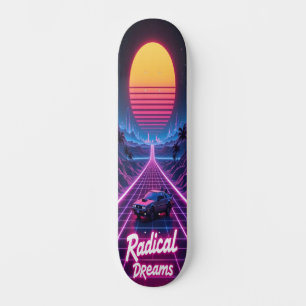 Skateboard Synthwave Shred Edition 3