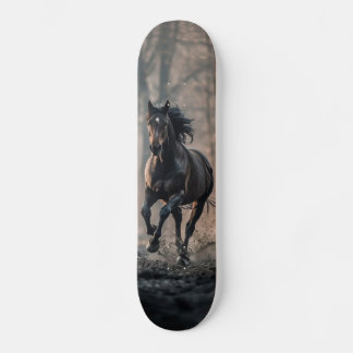 Skateboard Tabla de Skate Caballo Negro