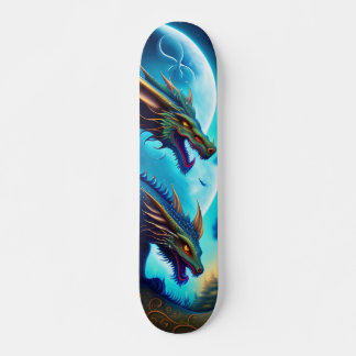 Skateboard Tabla de Skate Dragones Siameses