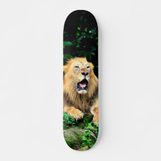 Skateboard Tabla de Skate León Salvaje Bostezando