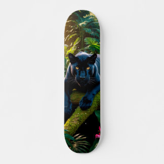 Skateboard Tabla de Skate Pantera Negra en la Fauna Silvestre