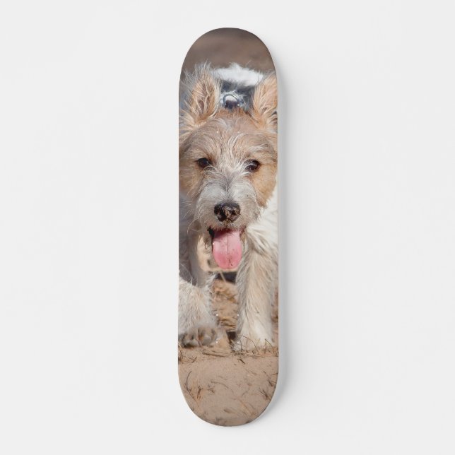 Skateboard Tabla de Skate Perrito Parson Terrier Feliz (Devant)