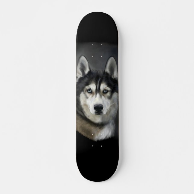 Skateboard Tabla de Skate Robusto Perro Husky Siberiano (Devant)