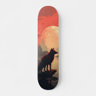 Skateboard Tabla de Skate Zorro en Cielo Nocturno