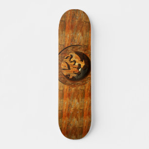 Skateboard tableau à horloge