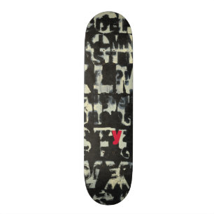 Skateboard Tableau alphabétique de Norman Wyatt