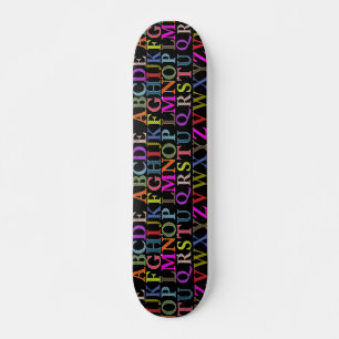 Skateboard Tableau de bord Alphabet