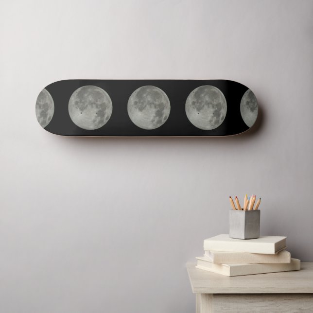 Skateboard Tableau de bord Collage de Pleines lunes (Art mural (Horz))