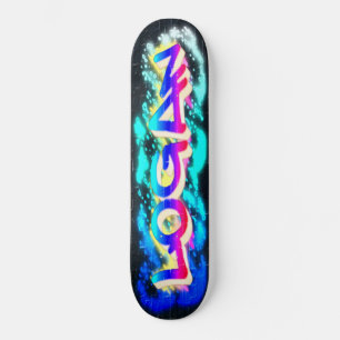 Skateboard Tableau de bord de graffiti Customisé LOGAN