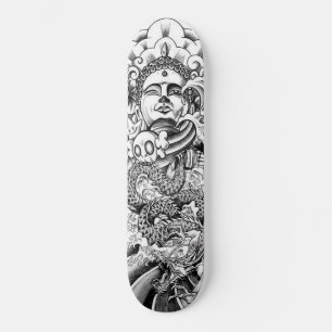 Skateboard Tableau de bord de l'élément japonais