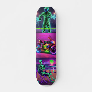 Skateboard Tableau de bord de Neon imaginaire
