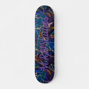 Skateboard Tableau de bord des bulles cassées