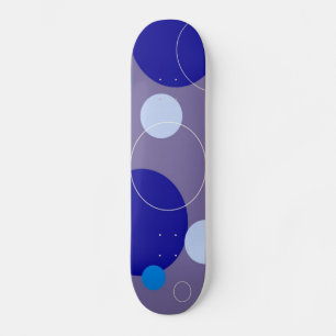 Skateboard Tableau de bord des cercles rétro