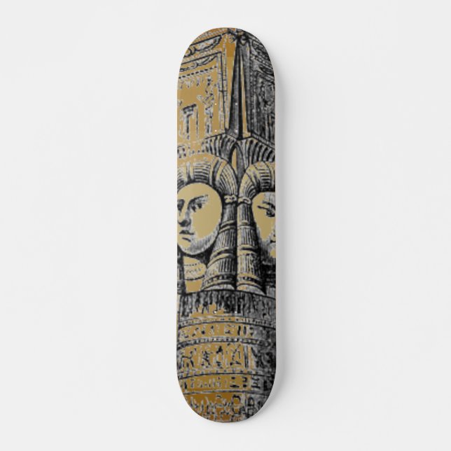 Skateboard Tableau de bord des colonnes égyptiennes (Devant)