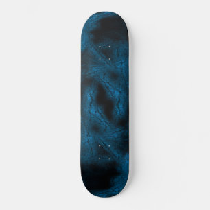 Skateboard Tableau de bord du motif de virus bleu