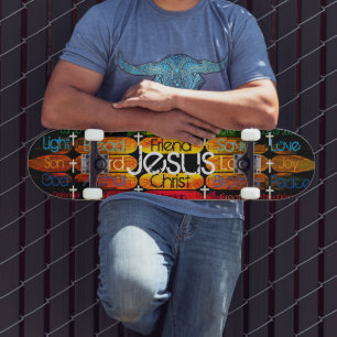 Skateboard Tableau de bord Jesus