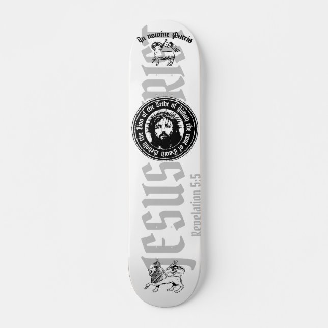 Skateboard Tableau de bord Jésus Christ (Devant)