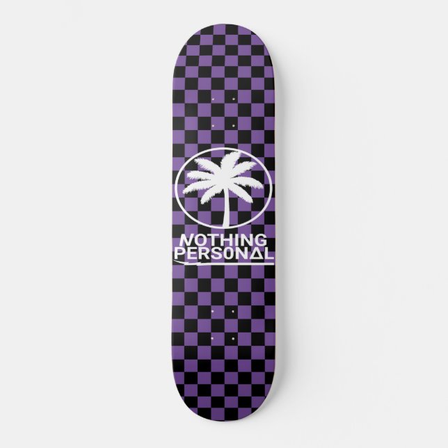 Skateboard Tableau de bord noir et blanc (Recto)