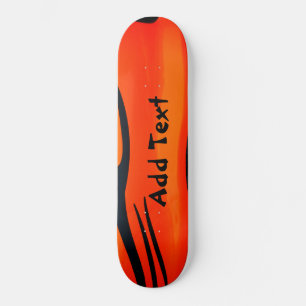 Skateboard Tableau de bord Orange Design
