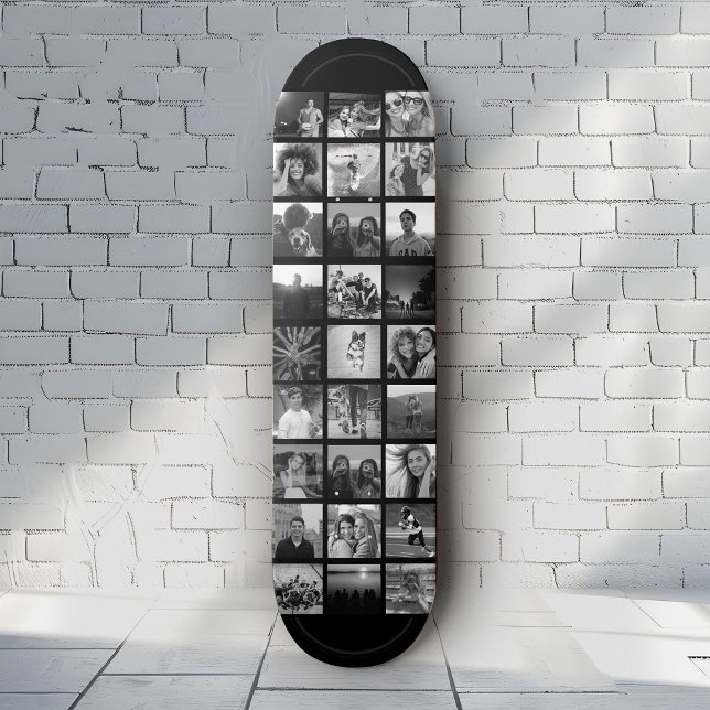 Skateboard Tableau de bord personnalisé Cool Instagram Photo  (Créateur téléchargé)