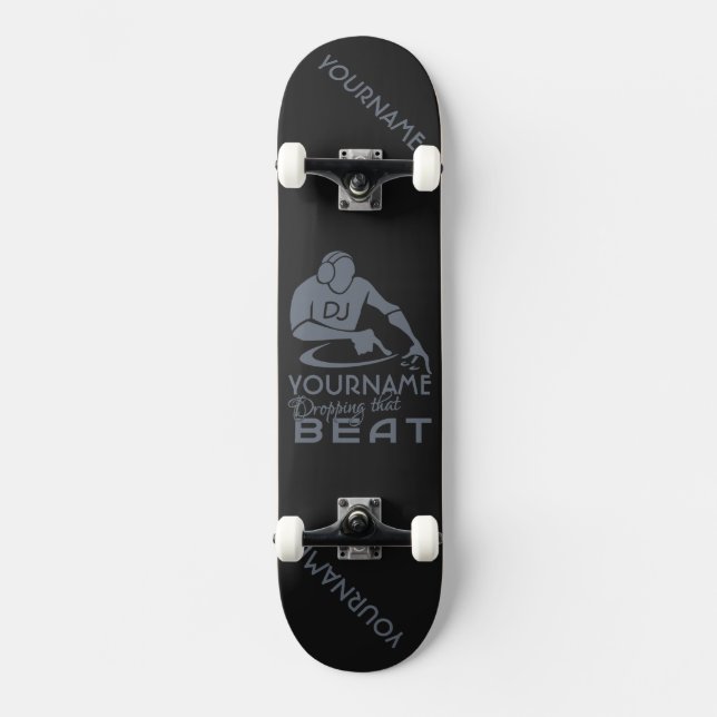 Skateboard Tableau de bord personnalisé DJ (Recto)